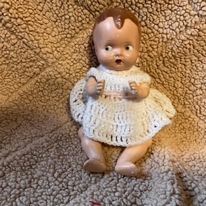 Vintage Hard Plastic / Compo Baby Doll - 10”