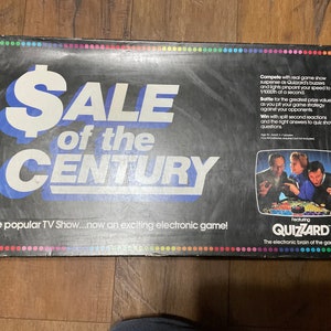 Vintage Sale of the Century Featuring Quizzard Electronic Game- COMPLETE