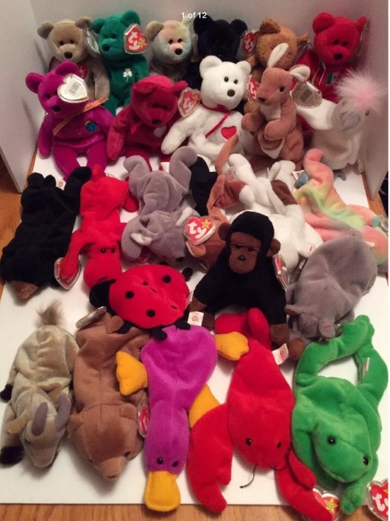 blackie beanie baby value