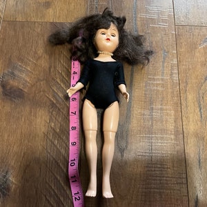 Vintage Hard Plastic Fashion Doll - 12”
