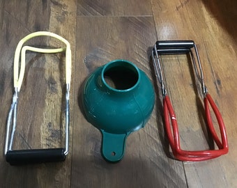 Vintage Canning Tongs w/ Funnel