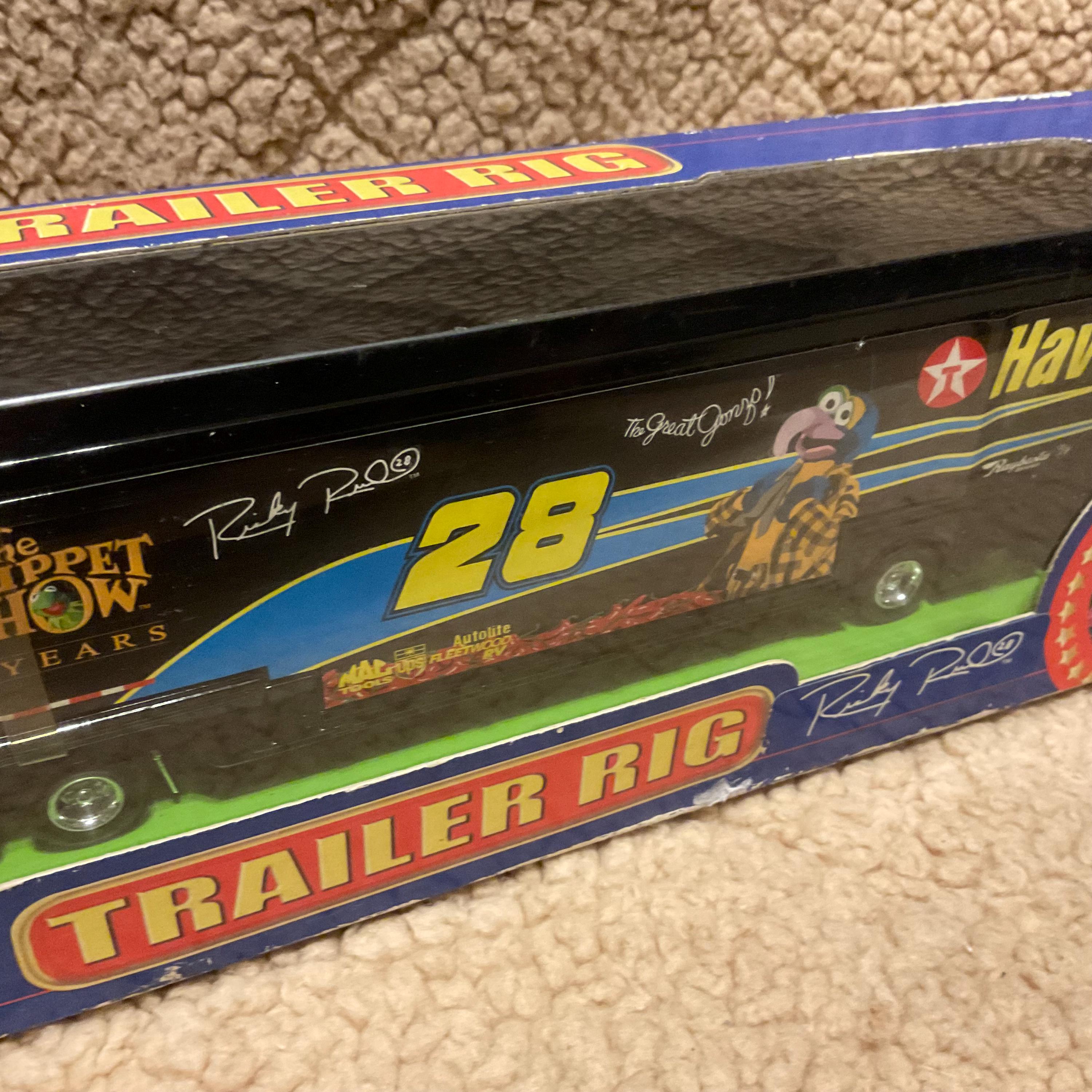 Ricky Rudd Muppets 2002 NASCAR Winners Circle Trailer Rig #28 Ricky Rudd Havoline the ...