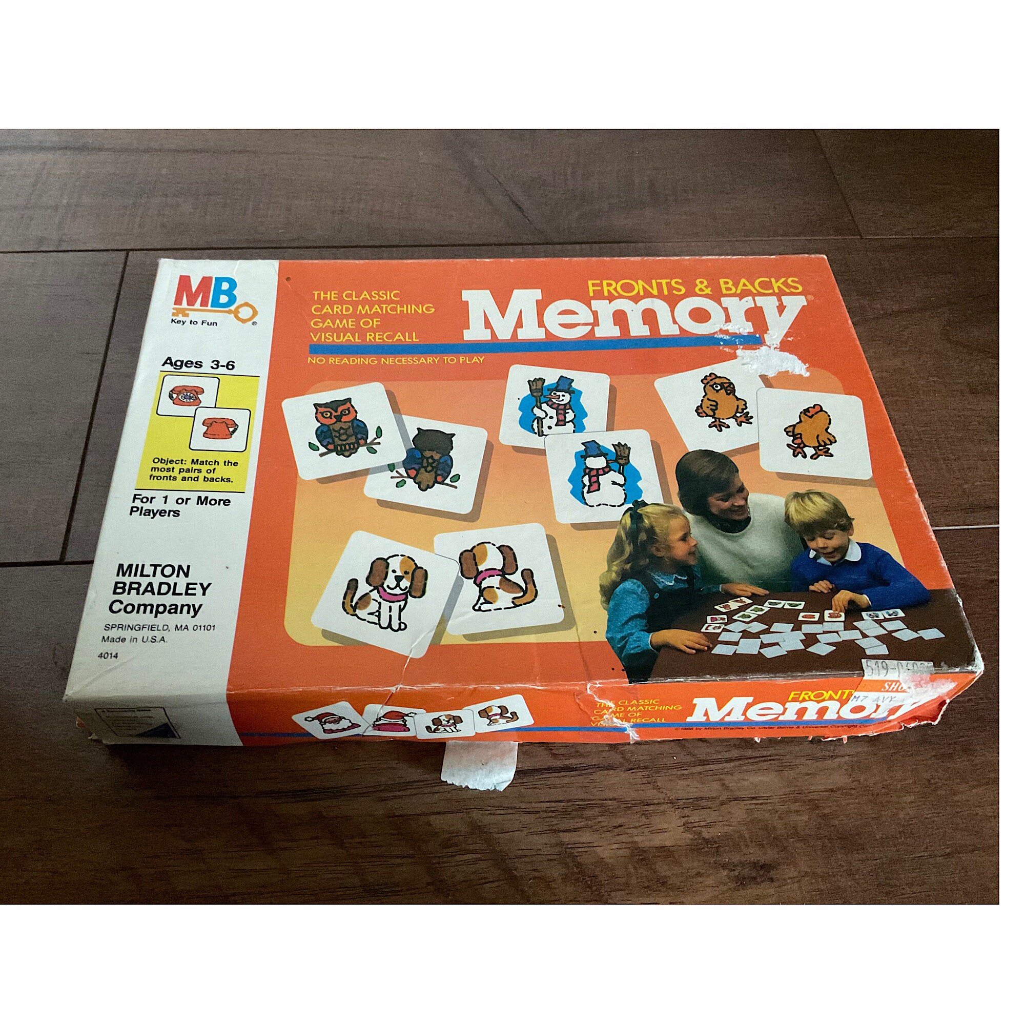 1986 Milton Bradley Fronts & Backs Memory- COMPLETE - Etsy