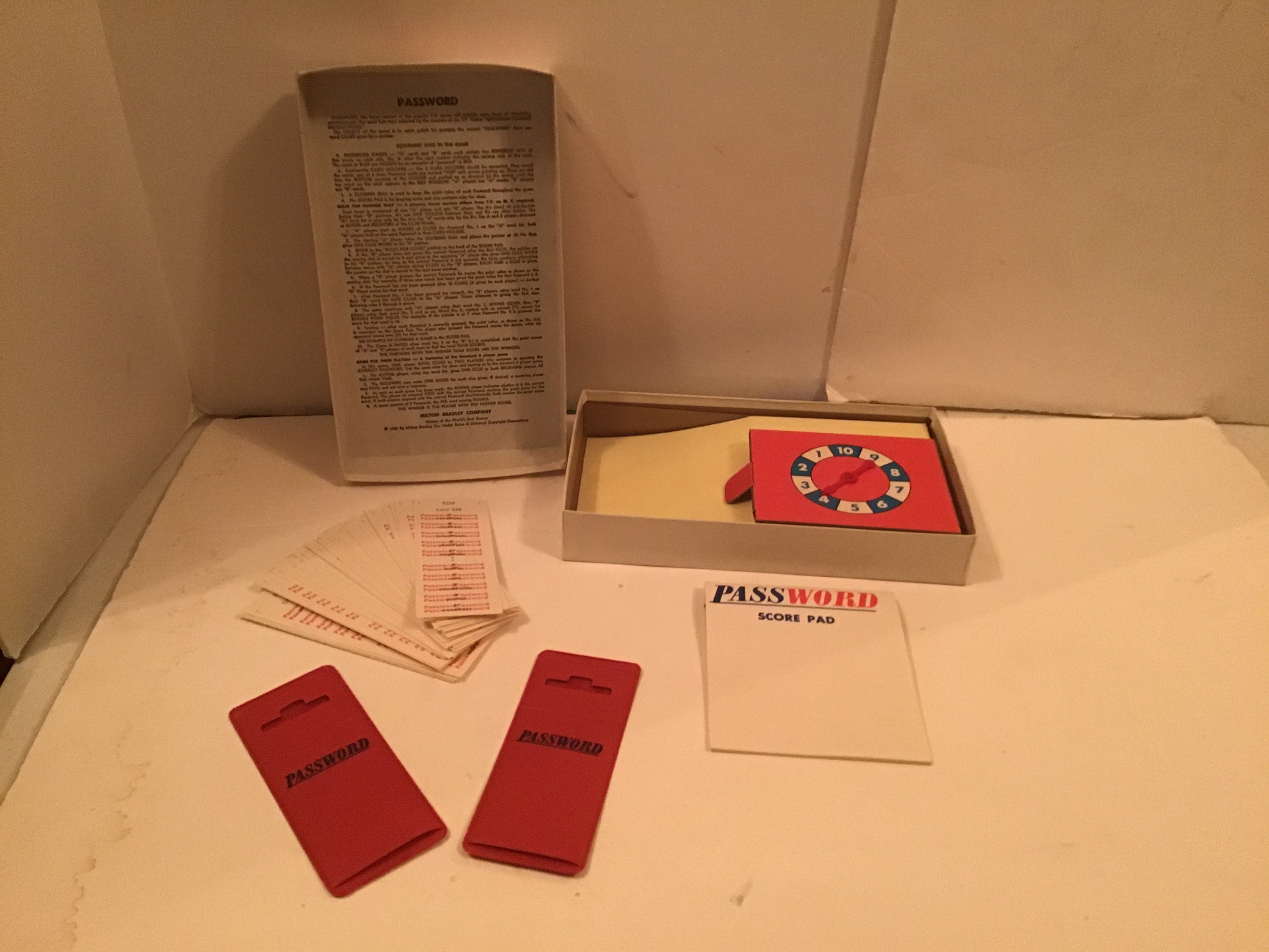 Vintage 1962 Password Game