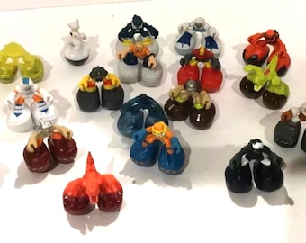 Vintage Weeble Wobble Roly-Poly Figure Lot