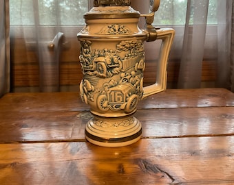 AVON Collector Stein - 1989 Racing Car Stein