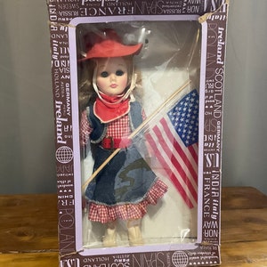 1970’s Effanbee International Dolls #101 United States 11” Doll with Original Box
