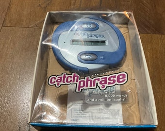 2001 Hasbro Catch Phrase Electronic Handheld Game w- original package