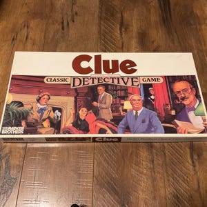 1986 Parker Brothers Clue Game- COMPLETE