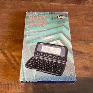 Vintage CASIO Business Organizer Scheduling System- Not Tested