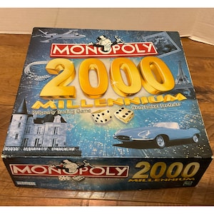 1993 Parker Brothers Monopoly 2000 Millennium Game- COMPLETE