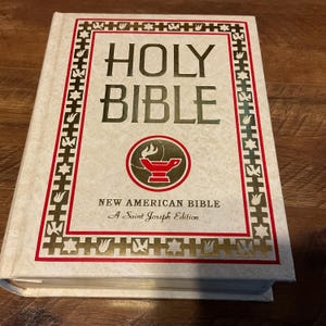 1970 New American Bible St Joseph Edition Bible
