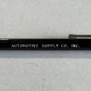 Vintage Advertising Mechanical Pencil - Automotive Supply Co Inc