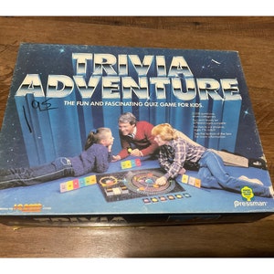 1983 Pressman Trivia Adventure Game