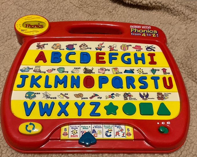 Vintage Vtech Little Smart Phonics From A to Z Interactive Desktop ...