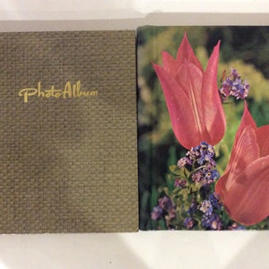 Vintage 1970’s Self Adhesive Photo Albums- used