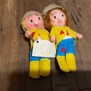 Vintage Japanese Kochi Dolls- 10” Ed & Brother - Hobos
