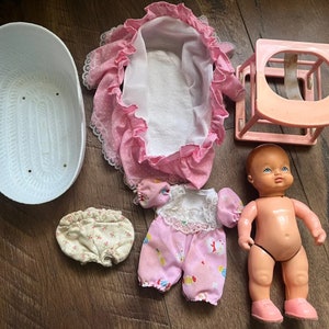 Vintage 1988 L.G.T.I. Vinyl Girl Doll with Accessories