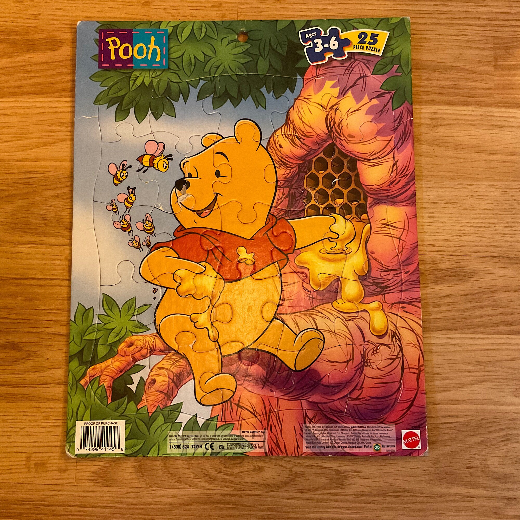 Winnie the Pooh Jigsaw Puzzle - Etsy
