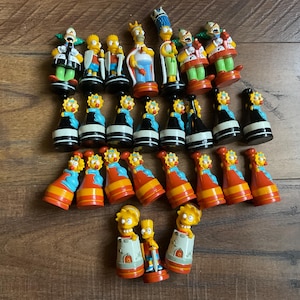 The Simpsons Chess Game Replacement Pieces