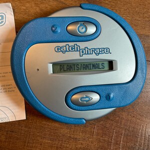 2001 Hasbro Catch Phrase Electronic Handheld Game