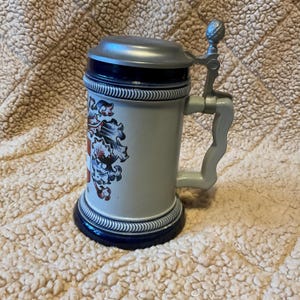 Vintage German Stein with Lid Salzburg - 7”