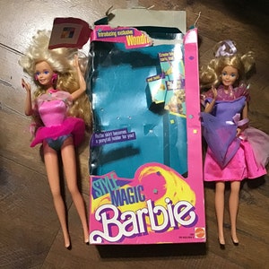 Vintage 1980’s Mattel Style Magic Barbie with Original Box with Bonus Barbie Included