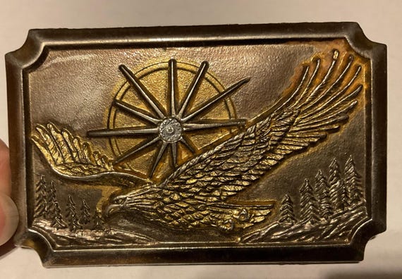 Vintage Soaring Eagle Belt Buckle