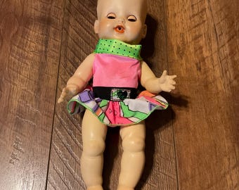 Vintage Horsman Rubber 11” Doll