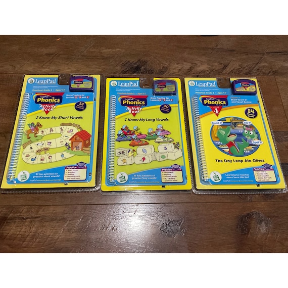 2002 Leap Pad Phonics Sealed Disks - Lot of 3 - Etsy