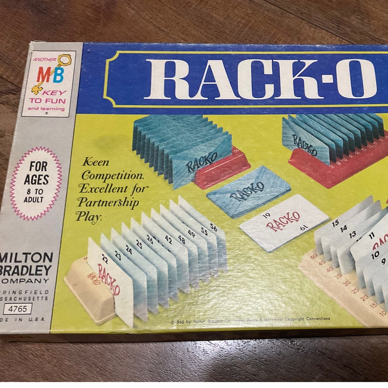 1966 Milton Bradley Racko Game Complete Etsy