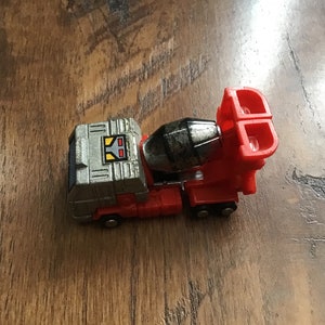 Vintage 1980’s Transformers Cement Mixer Truck