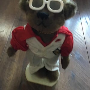 Vintage Original Brass Bear- Saturday Night Fever