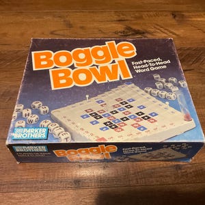 1987 Parker Brothers Boggle Bowl Game - COMPLETE