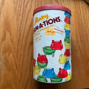 Vintage Slinky Brand Form-a-tigons Building Toys #2649