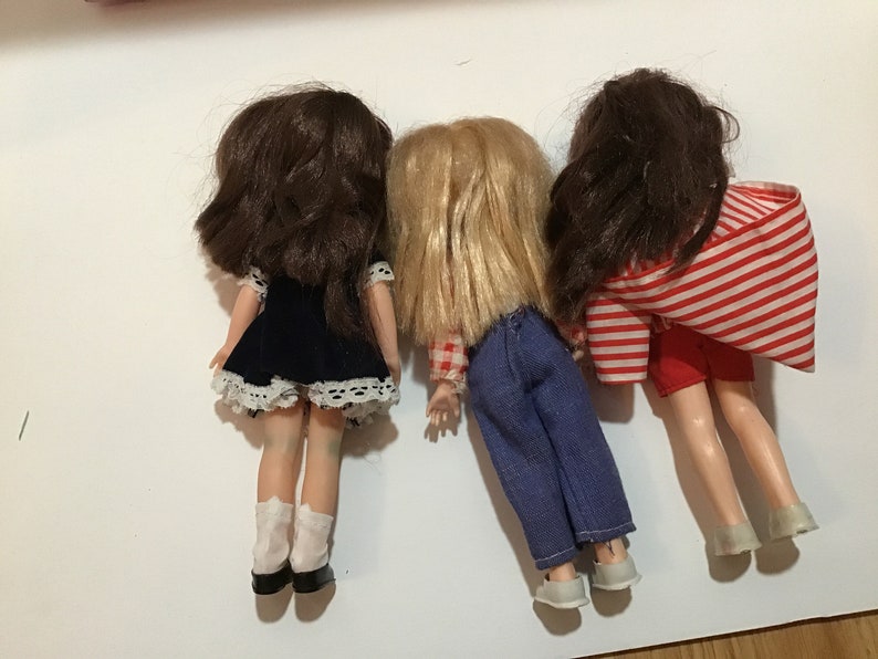 Vintage 1979 Vogue Ginny Doll Case w/ 3 Dolls image 10