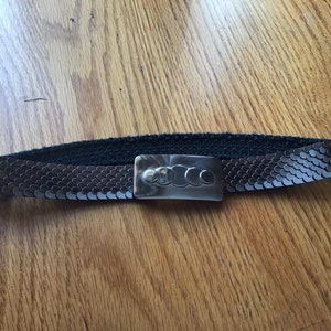 Vintage Stretchy Bling Belt- MED