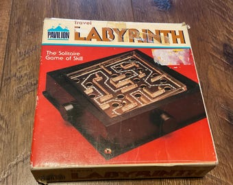 1987 Pavilion Travel Labyrinth Game - COMPLETE