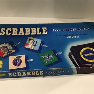 1958 Scrabble for Juniors Game