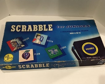 1958 Scrabble for Juniors Game