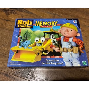 2000 Milton Bradley Bob the Builder Memory Game - Complete - Etsy
