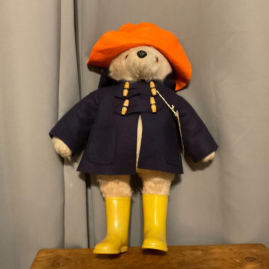 1972 Gabrielle Designs Paddington Bear - Orange Hat/ Blue Jacket