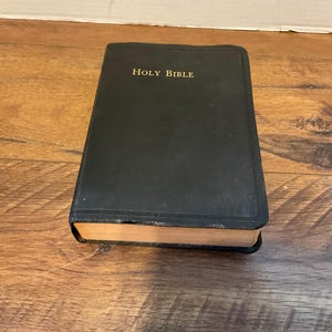 Vintage Holy Bible Black