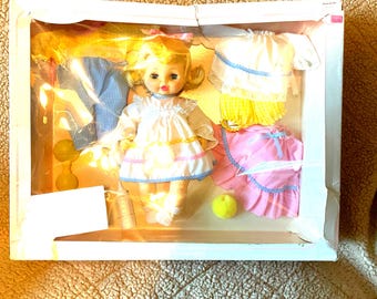Vintage Horsman Baby Chex Layette Doll Playset in Original Box