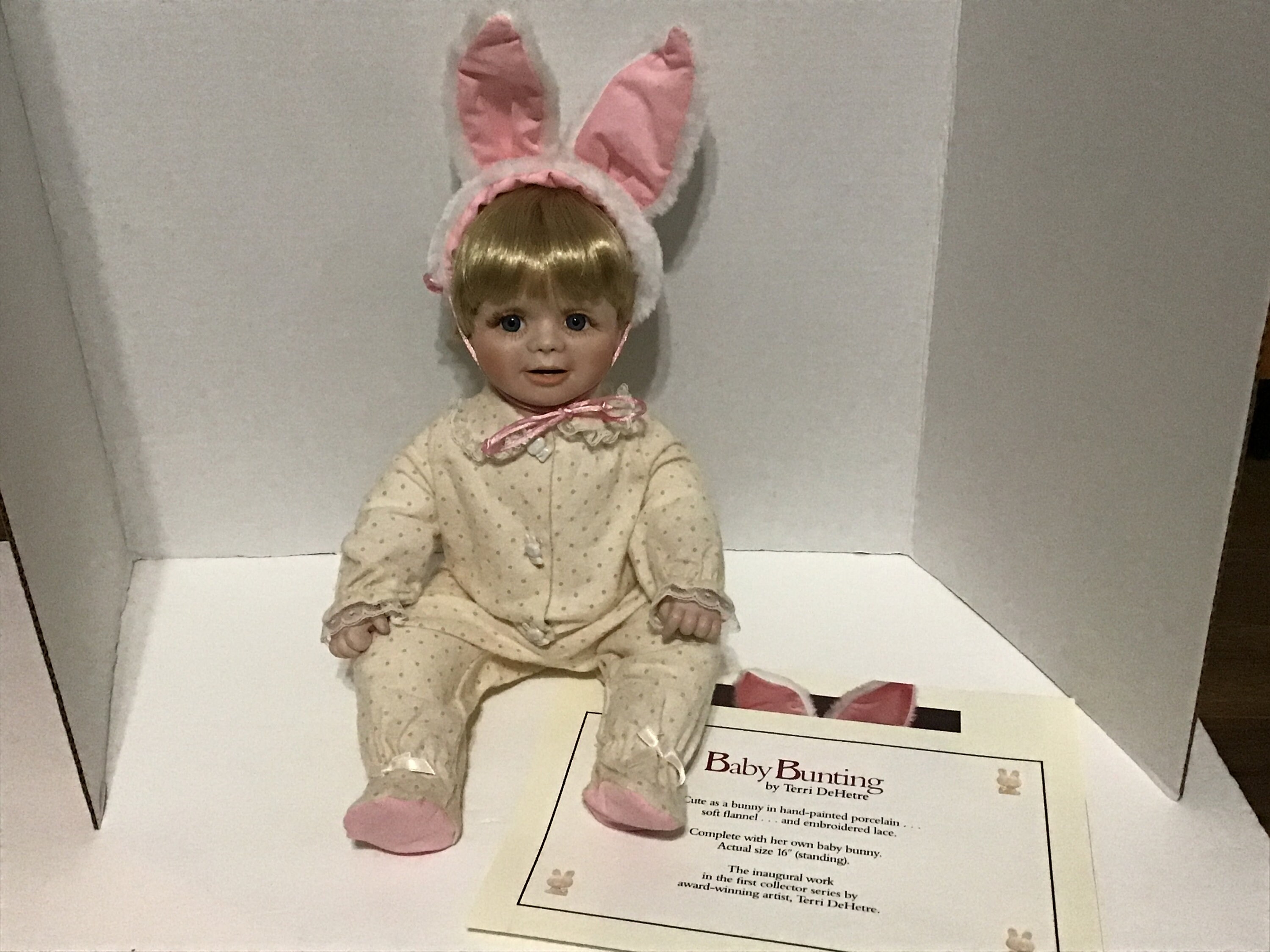 Baby store bunting doll
