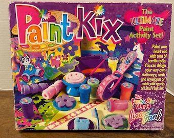 Vintage Lisa Frank Paint Kit Set- Used
