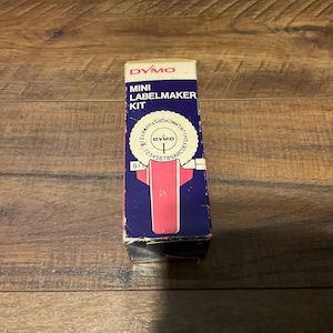 Vintage Dymo Mini Label Maker Kit - Works