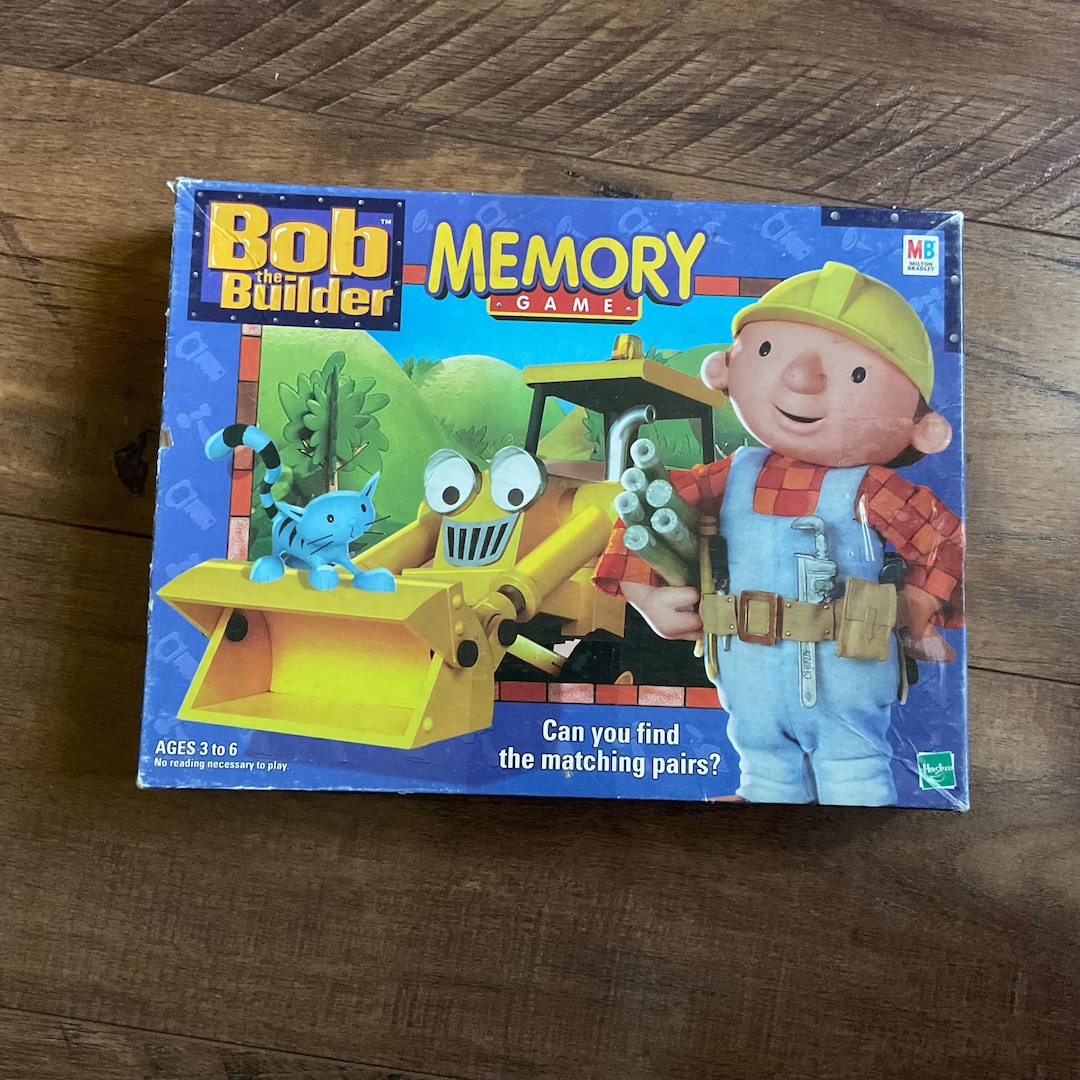 2001 Milton Bradley Bob the Builder Memory Game- COMPLETE - Etsy