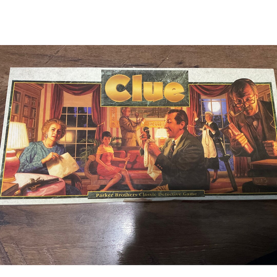 1986 Parker Brothers Clue Game - Etsy