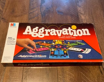 1989 Milton Bradley Aggravation Game - COMPLETE